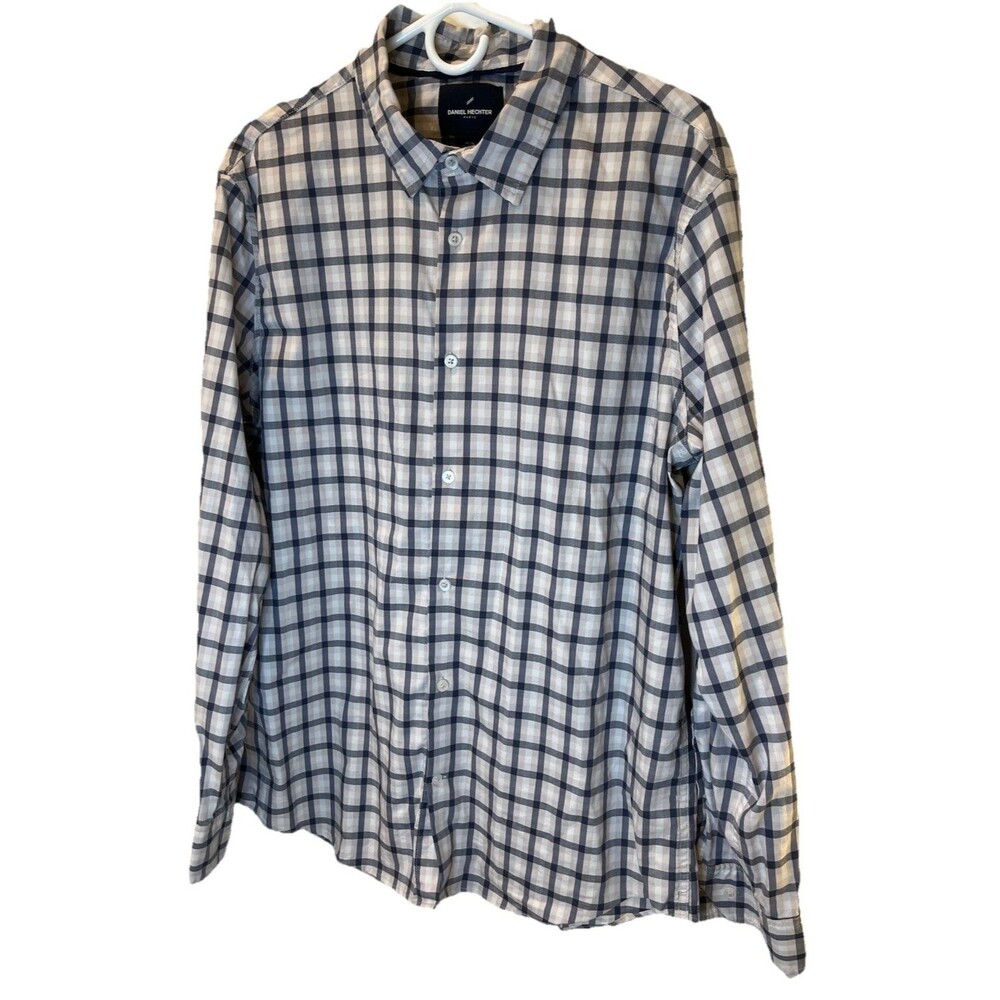 Men's Daniel Hechter Paris Long Sleeve Button Down Shirt - Size XL